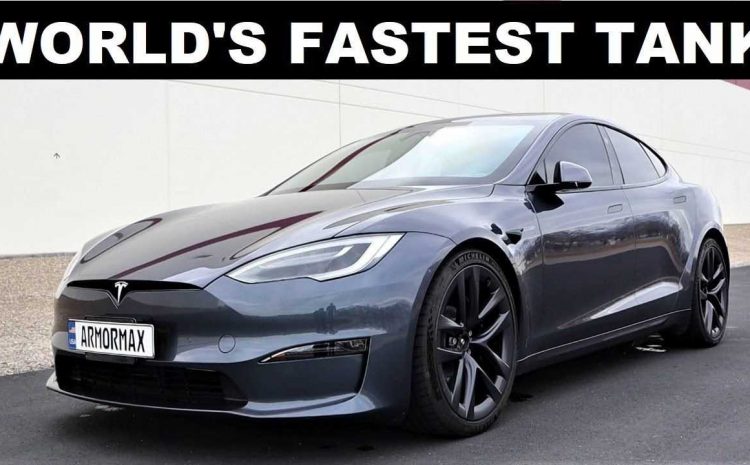 Бронированный Tesla Model S Plaid по-прежнему безумно быстр